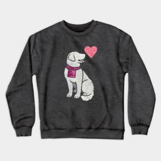 Kuvasz watercolour Crewneck Sweatshirt